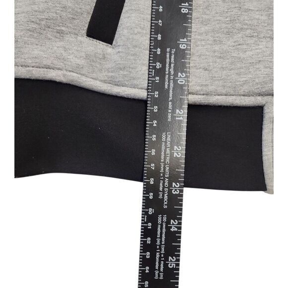 Juicy Couture Bomber Jacket Women M Black Gray Zip Up Couture Logo Casual - Picture 7 of 12